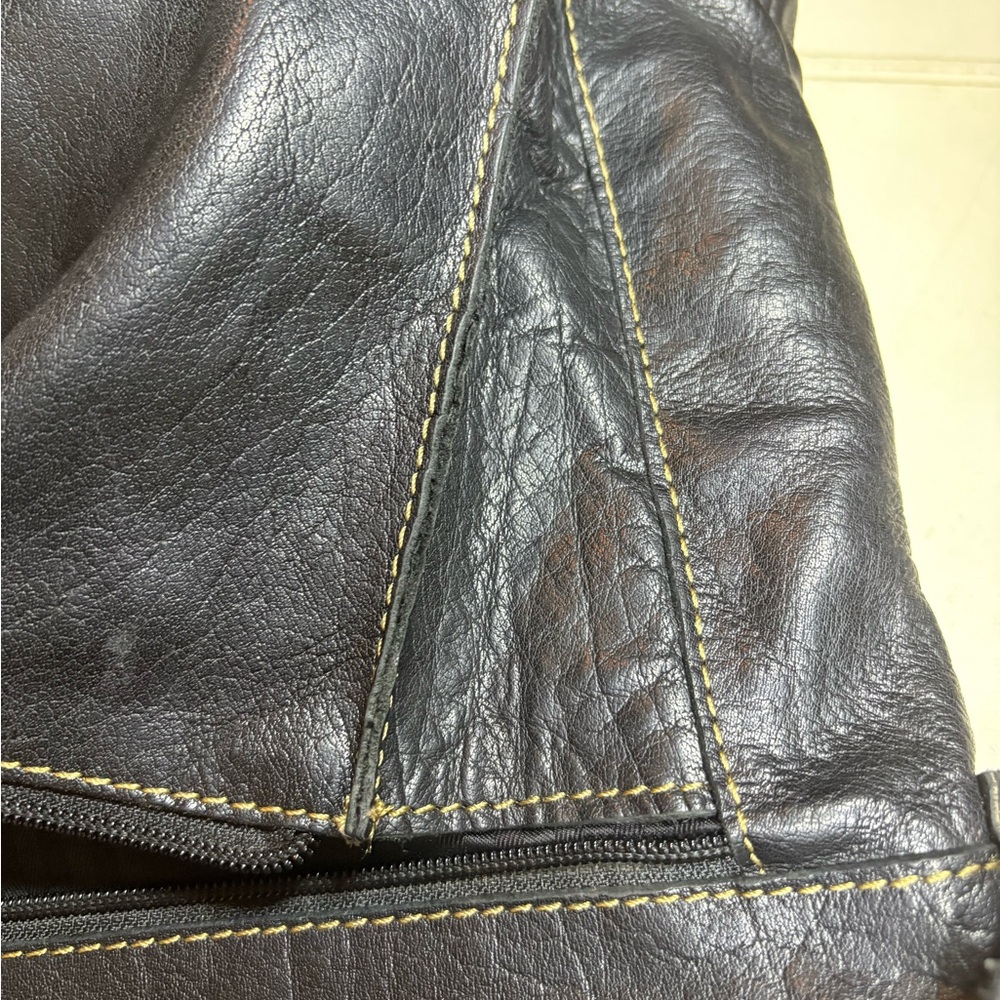 Black Leather Crossbody Bag Jack George’s - Picture 10 of 16